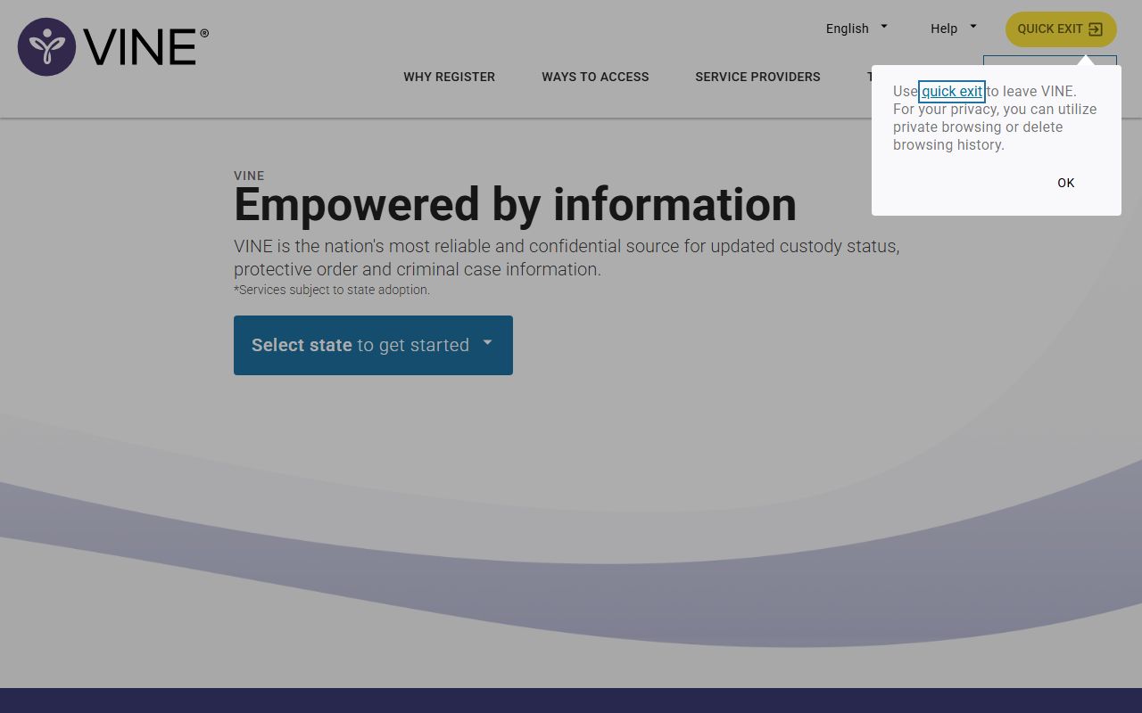 VINELink release notifications for Queens County inmates
